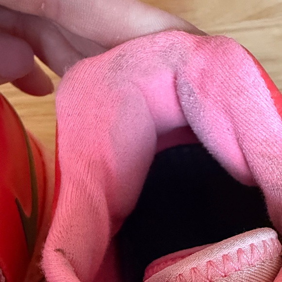 Nike Court Flare 2 Athletic Shoes Womens Sz 8 Casual Sneakers Red Pink Trainer - Picture 6 of 10